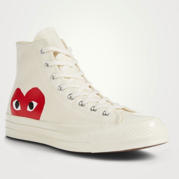CONVERSE X CDG PLAY Chuck Taylor '70 High-Top Sneakers - Picture 1 of 7